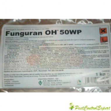 Fungicid de contact pentru combaterea manei si arsurilor Funguran oh 50 wp 1kg