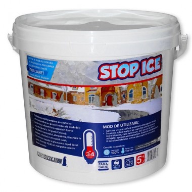 STOP ICE Produs biodegradabil pentru prevenire/combatere gheata 5kg