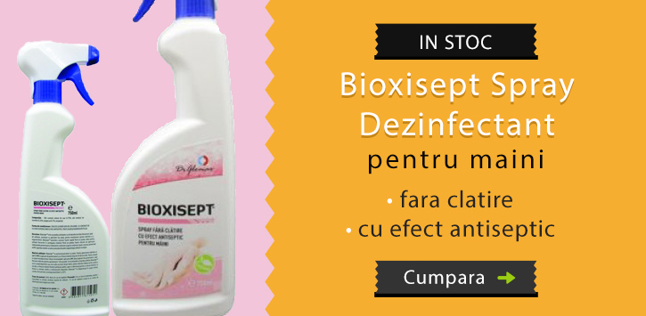 Bioxisept spray dezinfectant pentru maini